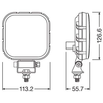 Osram LEDriving Beyaz Kare Led Off Road Sis Farı Çalışma Lambası 15W 12-24V (FX120S-WD)