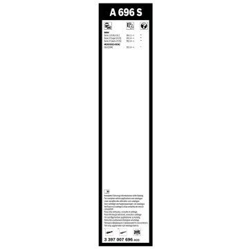 Bosch BMW 2 Serisi F22, F23 Silecek Takımı Aerotwin 2014-2019 A696S