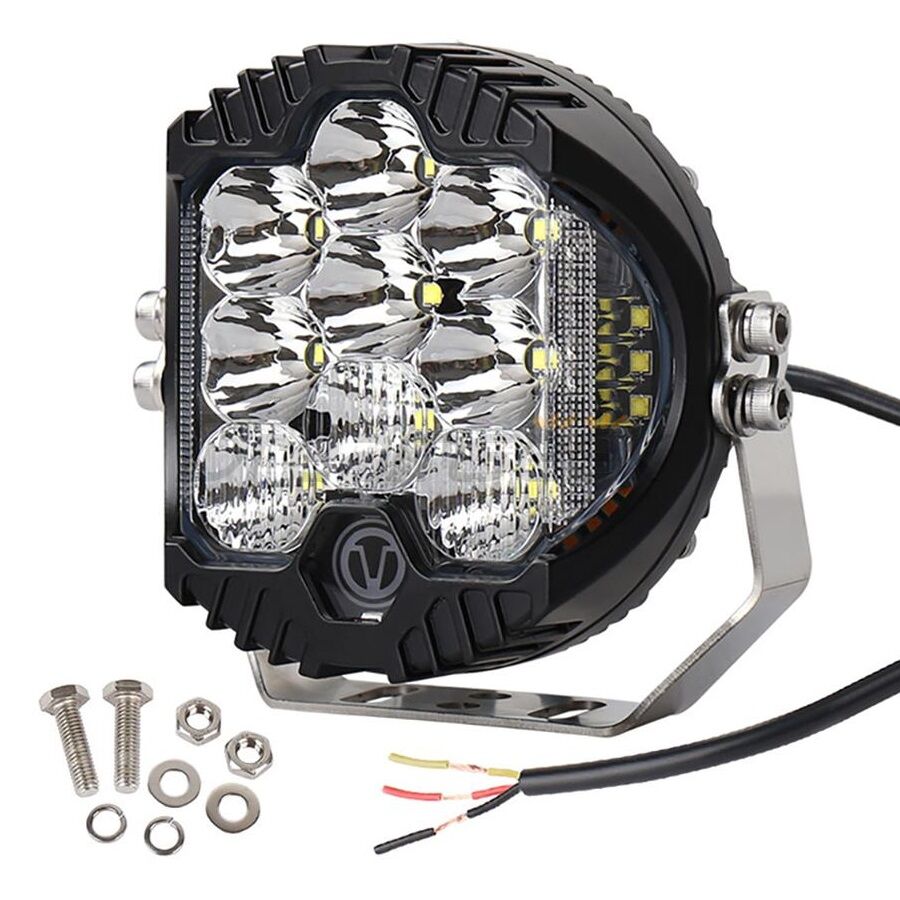 5'' Beyaz Sarı Led Pods Spot Off Road Sis Farı Çalışma Lambası 12-24V 50W