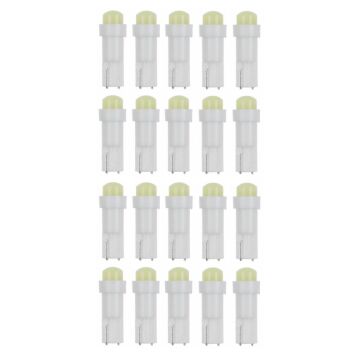 T5 Beyaz Led Mini Dipsiz Gösterge Ampul 12V 5000K 20 Adet