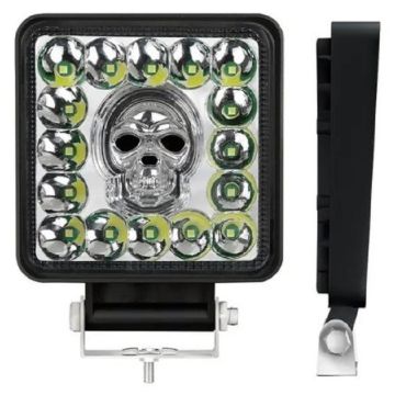 Kurukafa 16 Led Fonksiyonlu Kare Off Road Sis Farı Çalışma Lambası 12V