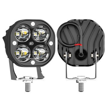 3'' Beyaz Led Spot Uzun Kısa Off Road, Motosiklet Sis Farı Çalışma Lambası 12-24V 40W