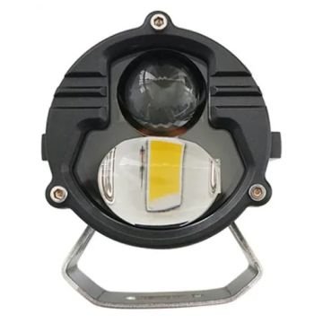 3'' Beyaz Sarı Led Spot Uzun Kısa Off Road, Motosiklet Sis Farı Çalışma Lambası 12-24V 40W