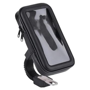 Motosiklet Telefon Tutucu Deri 18x10cm