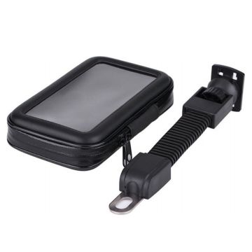Motosiklet Telefon Tutucu Deri 18x10cm