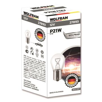 Wolfram P21W 93 Sinyal Stop Ampul 12V 21W (10 Adet)