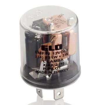 Elo Elektrmekanik Şeffaf Flaşör 12V Yerli Üretim