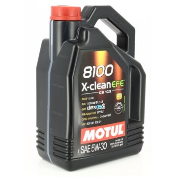 Motul 8100 X-Clean EFE 5w30 C2 C3 Motor Yağı 4lt Ü.T. 2024