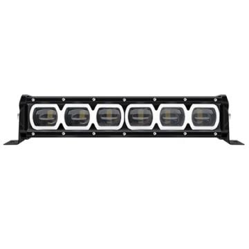 Beyaz Sarı Mavi Angel Led Bar Tepe Off Road Çalışma Lambası 6 Led 12-24V 37cm