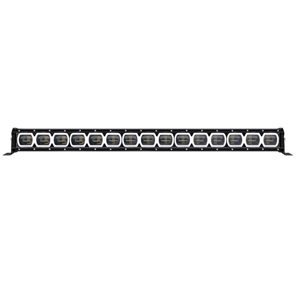 Beyaz Sarı Mavi Angel Led Bar Tepe Off Road Çalışma Lambası 15 Led 12-24V 86cm