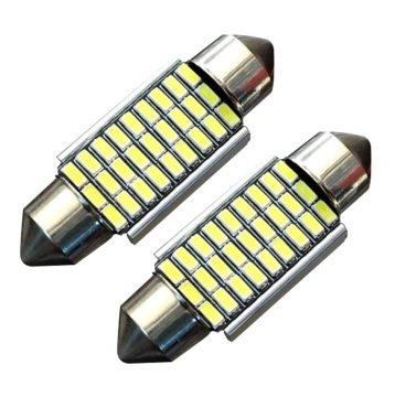 Niken Sofit Beyaz Led Ampul Canbus 36mm 12V 27 Led 2 Adet