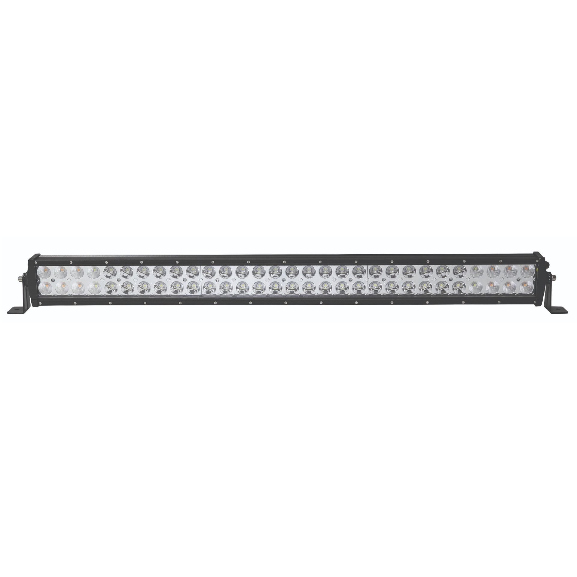 Wolfram Beyaz Turuncu Çakarlı Led Bar Tepe Off Road Çift Sıra Çalışma Lambası Delici Yayıcı 60 Led 10-30V 180W 81cm