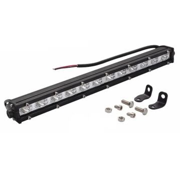 Beyaz Led Off Road Slim Sis Farı Çalışma Lambası 12 Led 10-30V 18W 34cm