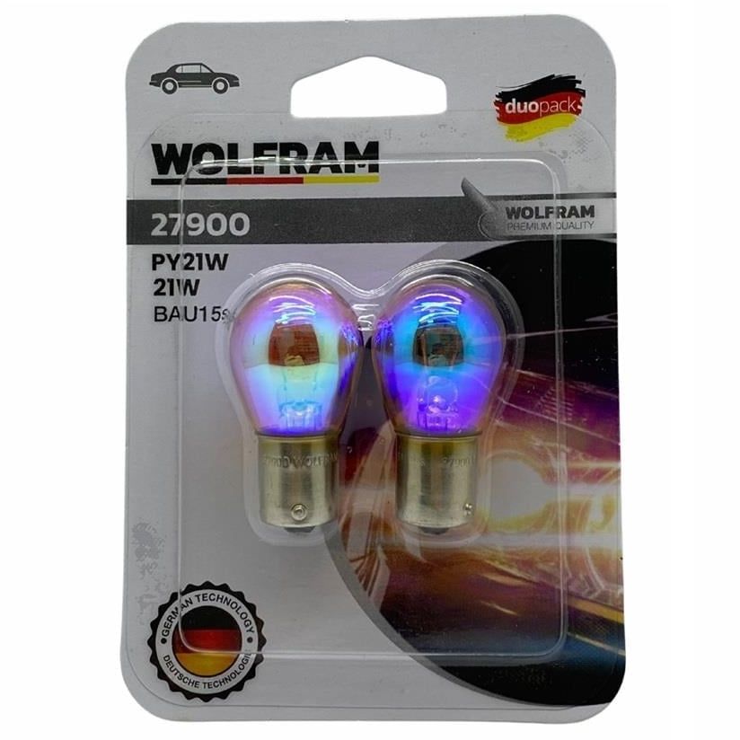 Wolfram Diadem PY21W 93 Sinyal Turuncu Ampul 12V 21W 2 Adet