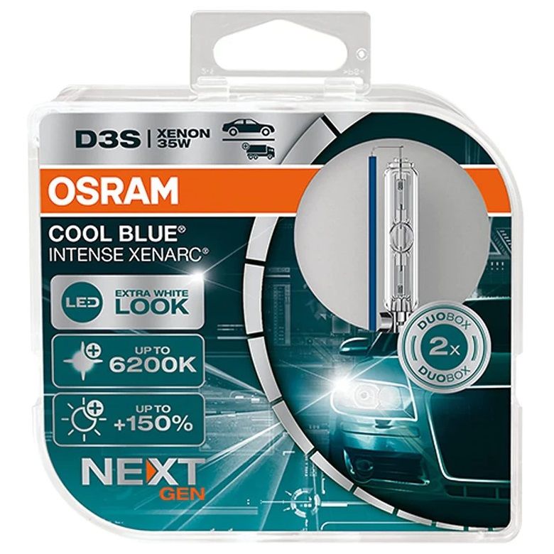 Osram D3S Cool Blue Intense Xenarc Xenon 6200K Ampul Takımı 35W 66340CBN-2HB