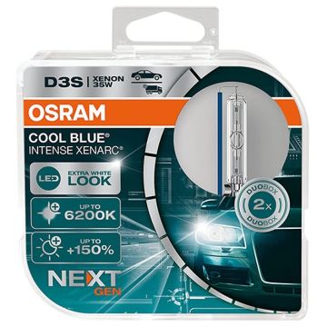 Osram D3S Cool Blue Intense Xenarc Xenon 6200K Ampul Takımı 35W 66340CBN-2HB