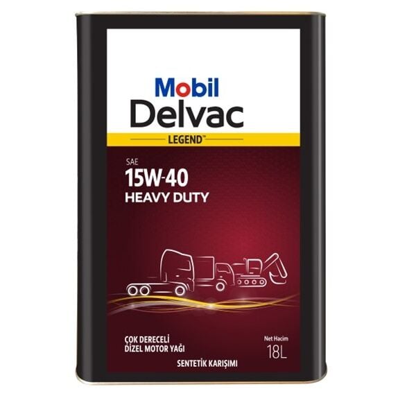 Mobil Delvac Legend Heavy Duty XHP 15w40 Motor Yağı 18lt
