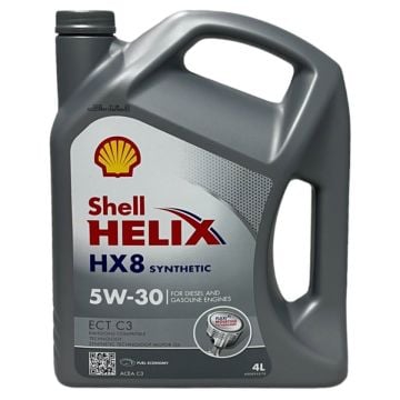Shell Helix HX8 ECT C3 5w30 DPF Partiküllü Motor Yağı 4lt Ü.T. 2025