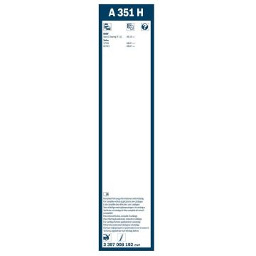 BMW F40 1 Serisi Bosch Arka Silecek 35cm 2020-2023 Rear A351H