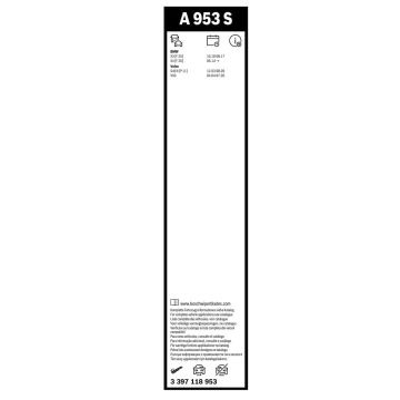 Bosch F25 F26 X3 Silecek Takımı Aerotwin 2011-2017 A953S