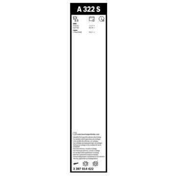 Bosch BMW F97 G01 X3, F98 G02 X4 Silecek Takımı Aerotwin 2018-2022 A322S