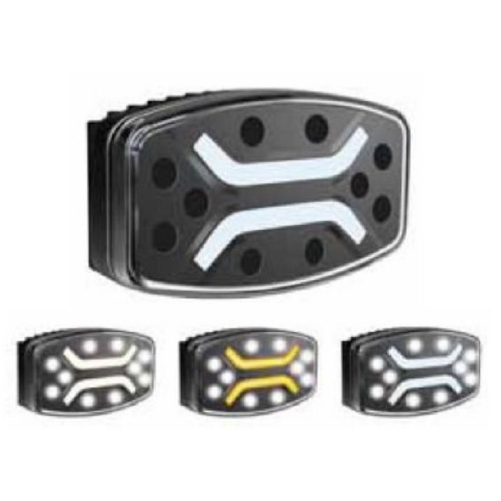 Tecnopoint Beyaz Sarı Parantez Led Off Road Sis Farı Çalışma Lambası 12-24V