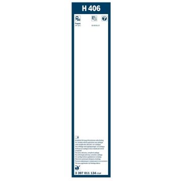 Peugeot 207 Bosch Arka Silecek 40cm 2007-2012 Rear H406