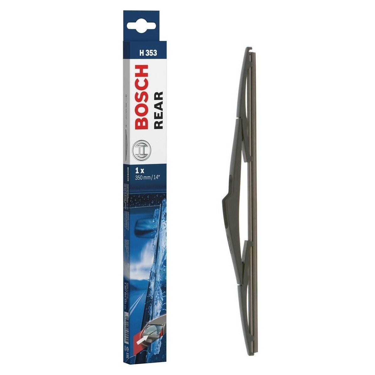 Citroen Berlingo Bosch Arka Silecek 35cm 2008-2019 Rear H353