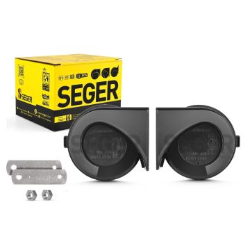 Seger Salyangoz Mega Dadat Korna Çiftli Takım Çift Fişli 12V 420-500Hz 108-118dB