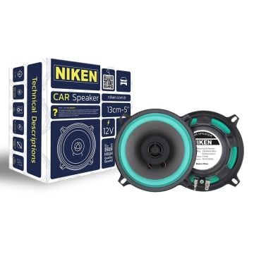 Niken 5'' - 13cm Oto Araç Hoparlörü 12V 130Watt (1 Adet)