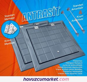 Polyester Kapak 107x107 Antrasit Renk No:10