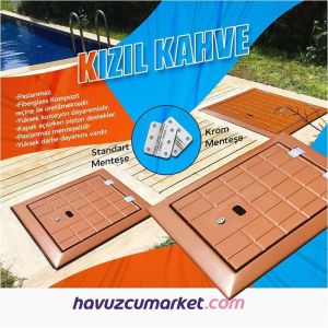 Polyester Kapak 97x97 Kızıl Kahve No:9