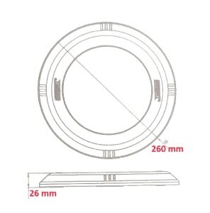 Flat Sıva Üstü Işıl Serisi Led Havuz Lambası Gün Işığı