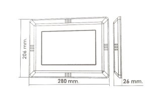 Flat Sıva Üstü Dikdörtgen Led Havuz Lambası Gün Işığı