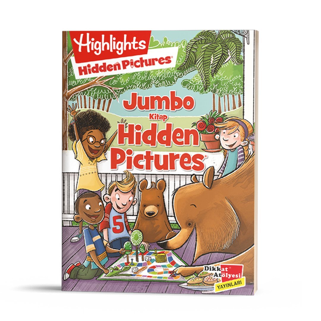 Jumbo Kitap Hidden Pictures Dikkat Geliştirme Serisi