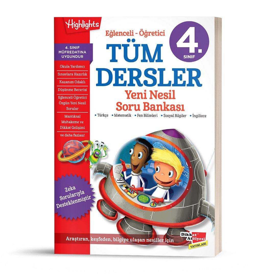 4. Sınıf Tüm Dersler Yeni Nesil Soru Bankası