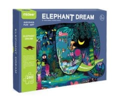 Fil Rüyası 280 Parça Puzzle - Elephant Dream Mideer