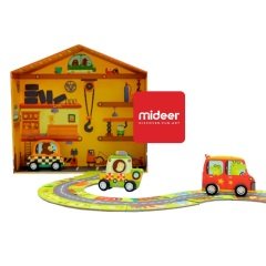 Mideer Puzzle Circuit - 38 Trafik Parkuru Bulmacası