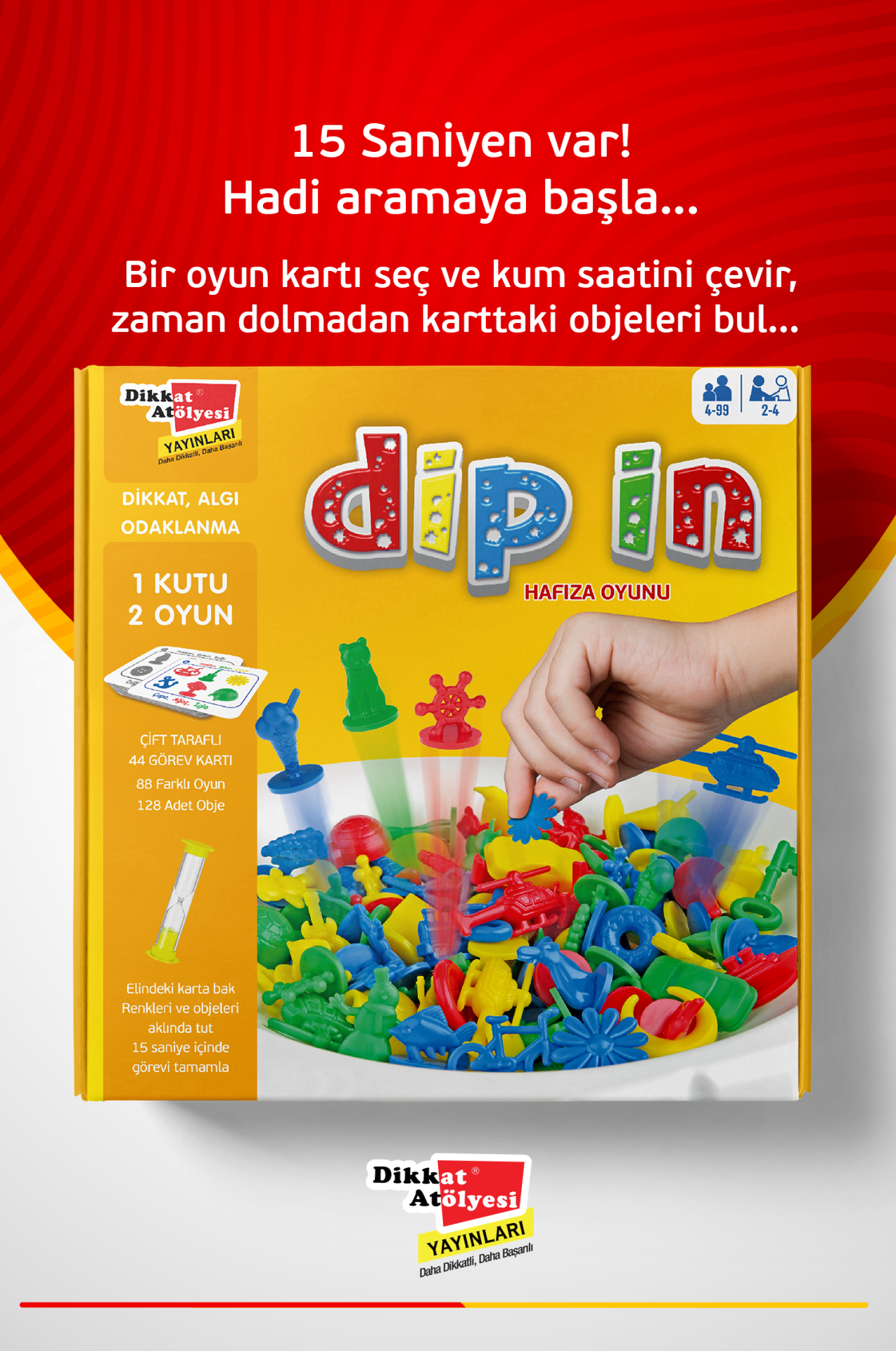 Dip in Dikkat, Algı ve Hafıza Oyunu