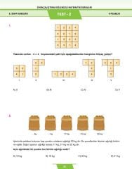 6.Sınıf Zihin Çalıştıran Eğlenceli Kanguru Matematik Soruları