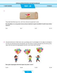 7.Sınıf Zihin Çalıştıran Eğlenceli Kanguru Matematik Soruları