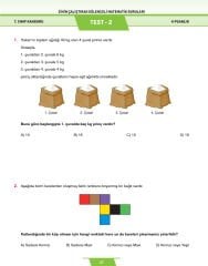7.Sınıf Zihin Çalıştıran Eğlenceli Kanguru Matematik Soruları