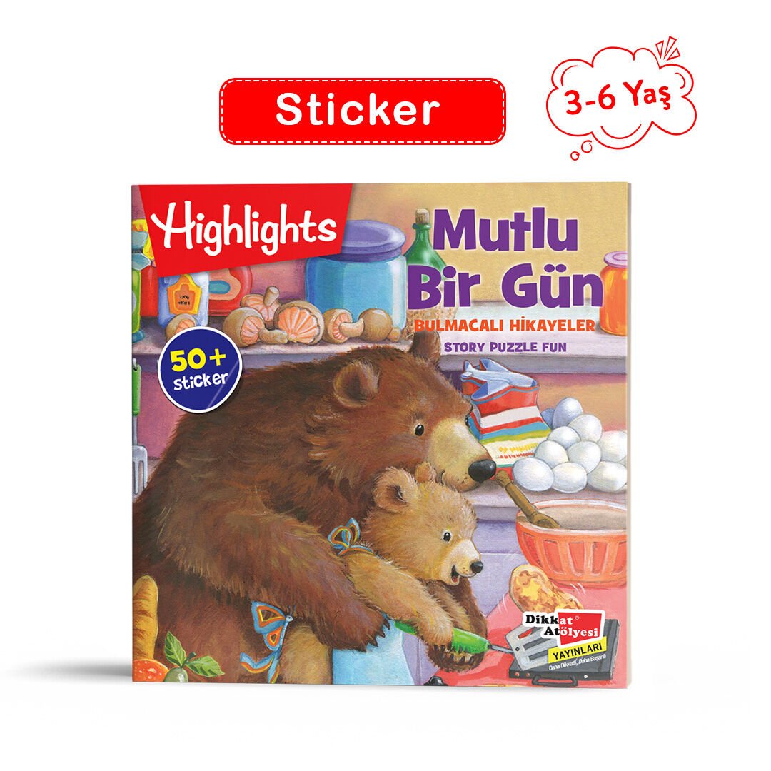 Mutlu Bir Gün - Sticker Bulmacalı Hikayeler