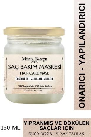 Organik Saç Maskesi -Yıpranmış Saçlar İçin Bakım - Nemlendirici - Saç Maskesi ( 150 ML )