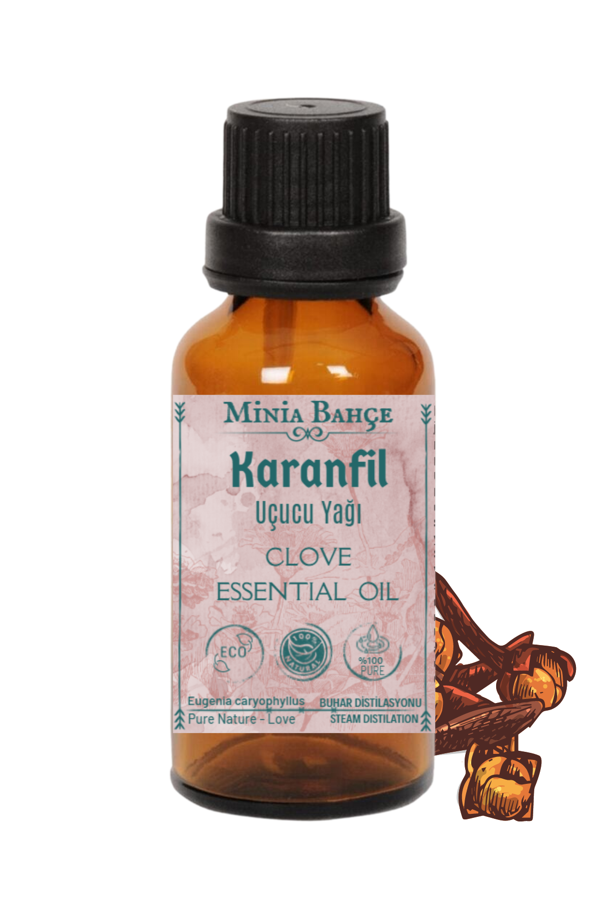 Karanfil Uçucu Yağı , %100 saf, 10ml