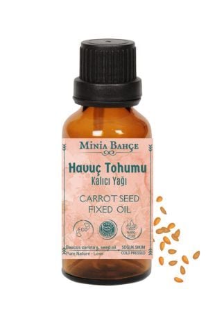 Havuç Tohumu Yağı, 20ml , Soğuk Sıkım, %100 Saf