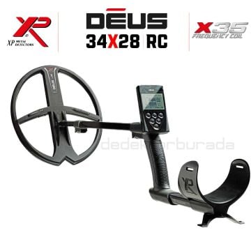 Deus Dedektör - 34x28cm X35 Başlık ve Ana Kontrol Ünitesi dahil (kablosuz kulaklık hariç)