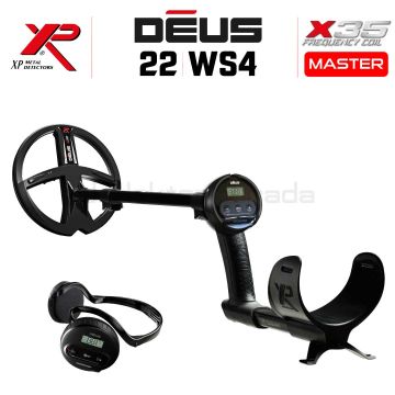 Deus Dedektör - 22,5cm X35 Başlık, WS4 Master