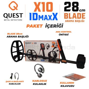 X10 IDmaxX Dedektör + Kulaklık (Avantajlı Paket)