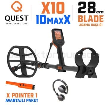 X10 IDmaxX Dedektör + XPointer 1 + Kulaklık (Avantajlı Paket)